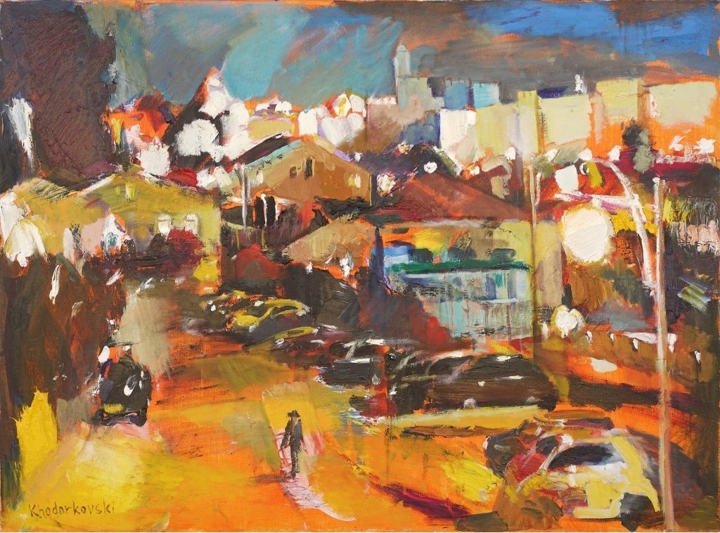 Jerusalem Night by Anna Khodorkovski, Israel, Urban night scene