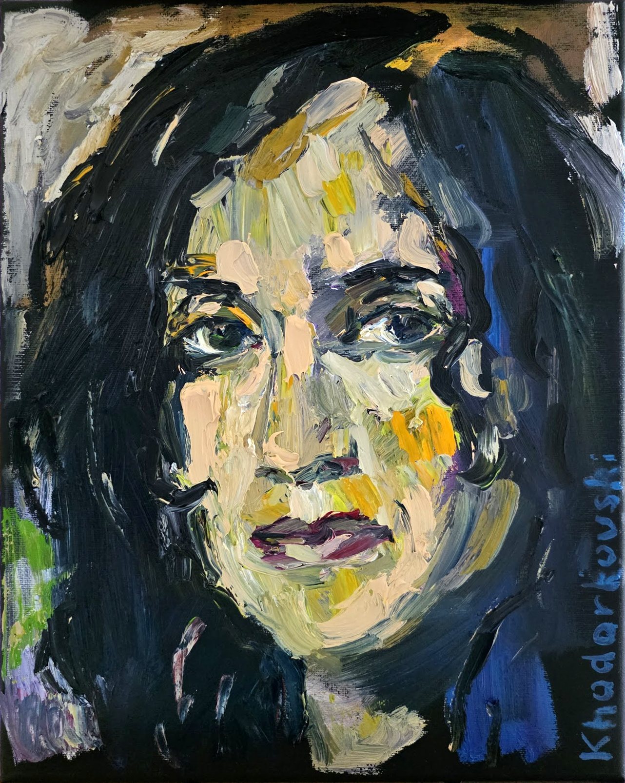 Self-Portrait by Anna Khodorkovski, Portraits, Portrait work, 2026